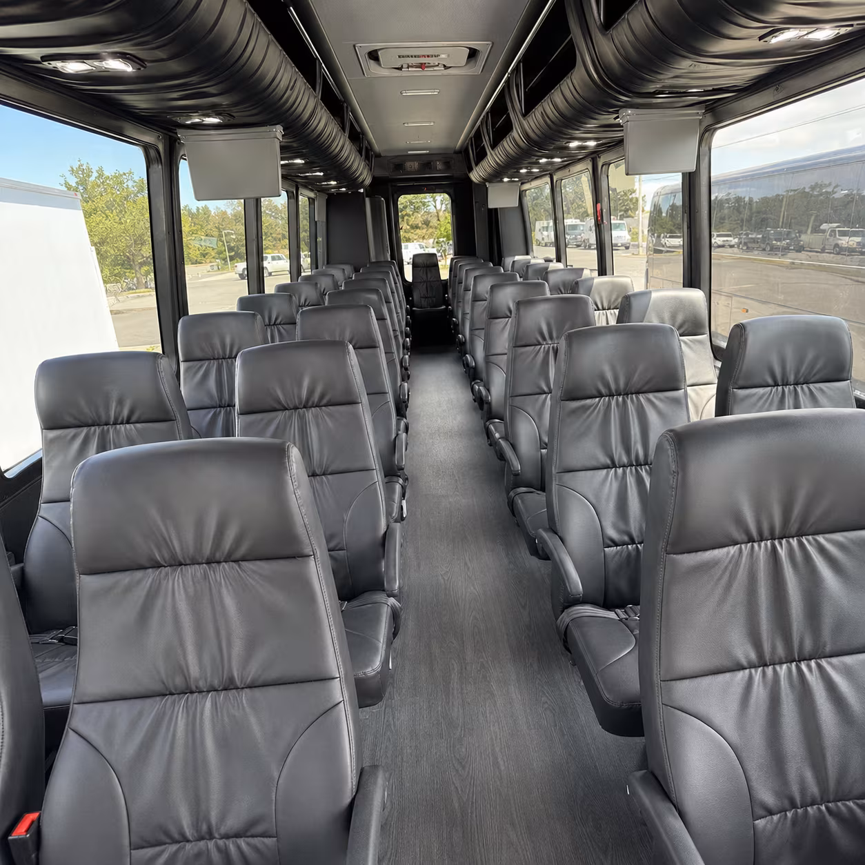 airport shuttle buses for wedding guests flying into santa barbara