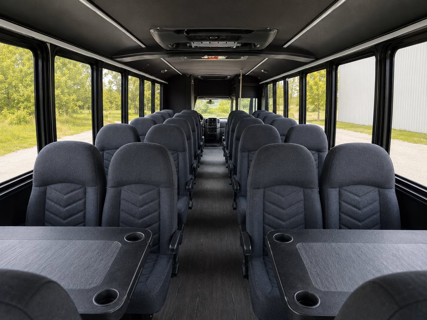 santa barbara 15 passenger minibus inside