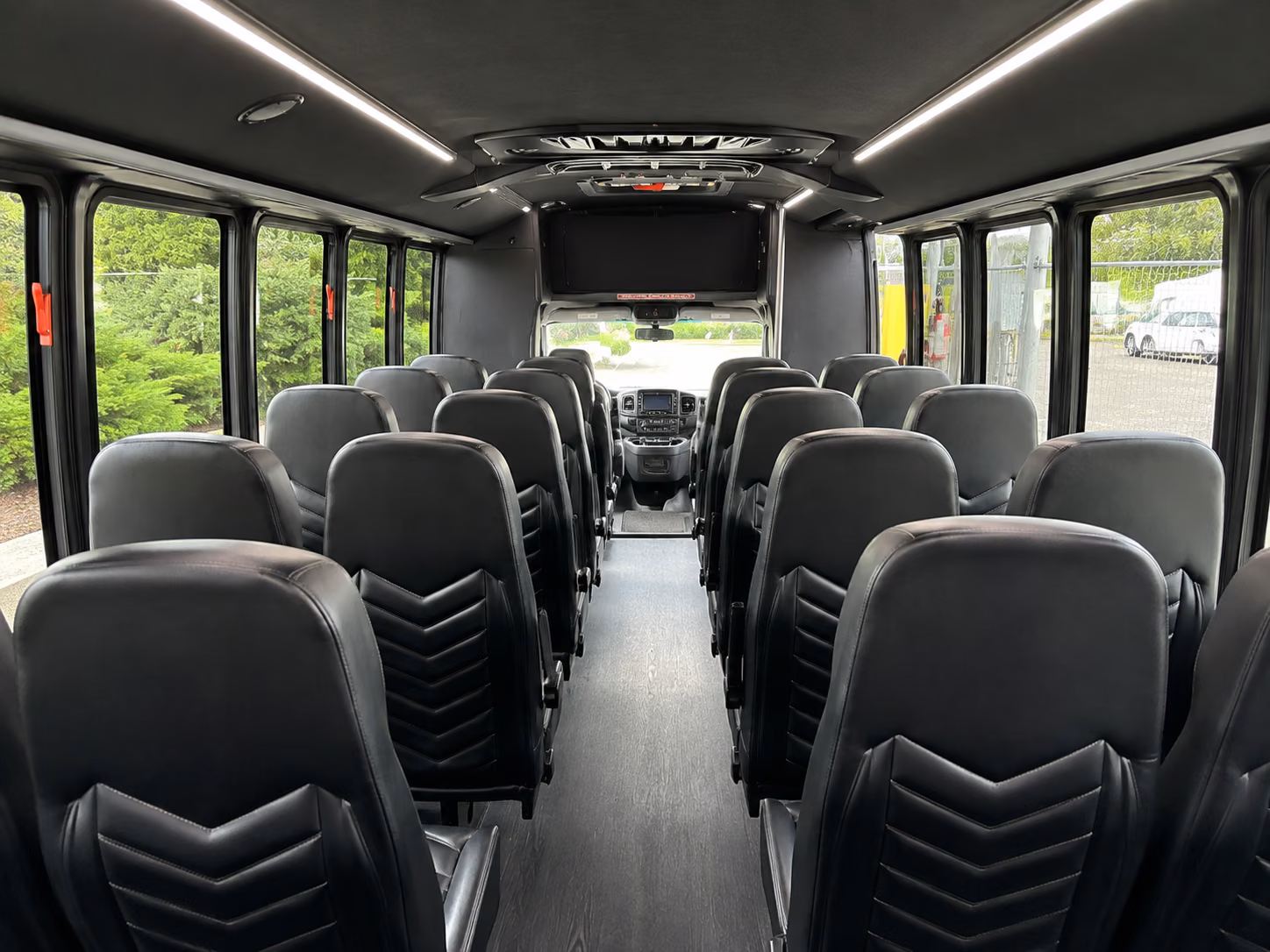 santa barbara 15 passenger minibus interior