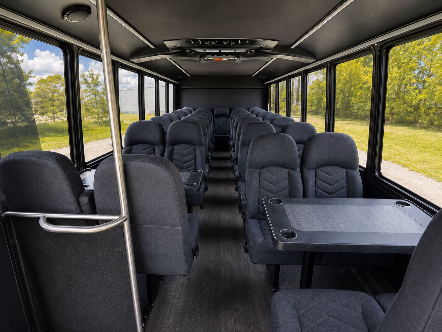 santa barbara 18 passenger minibus interior