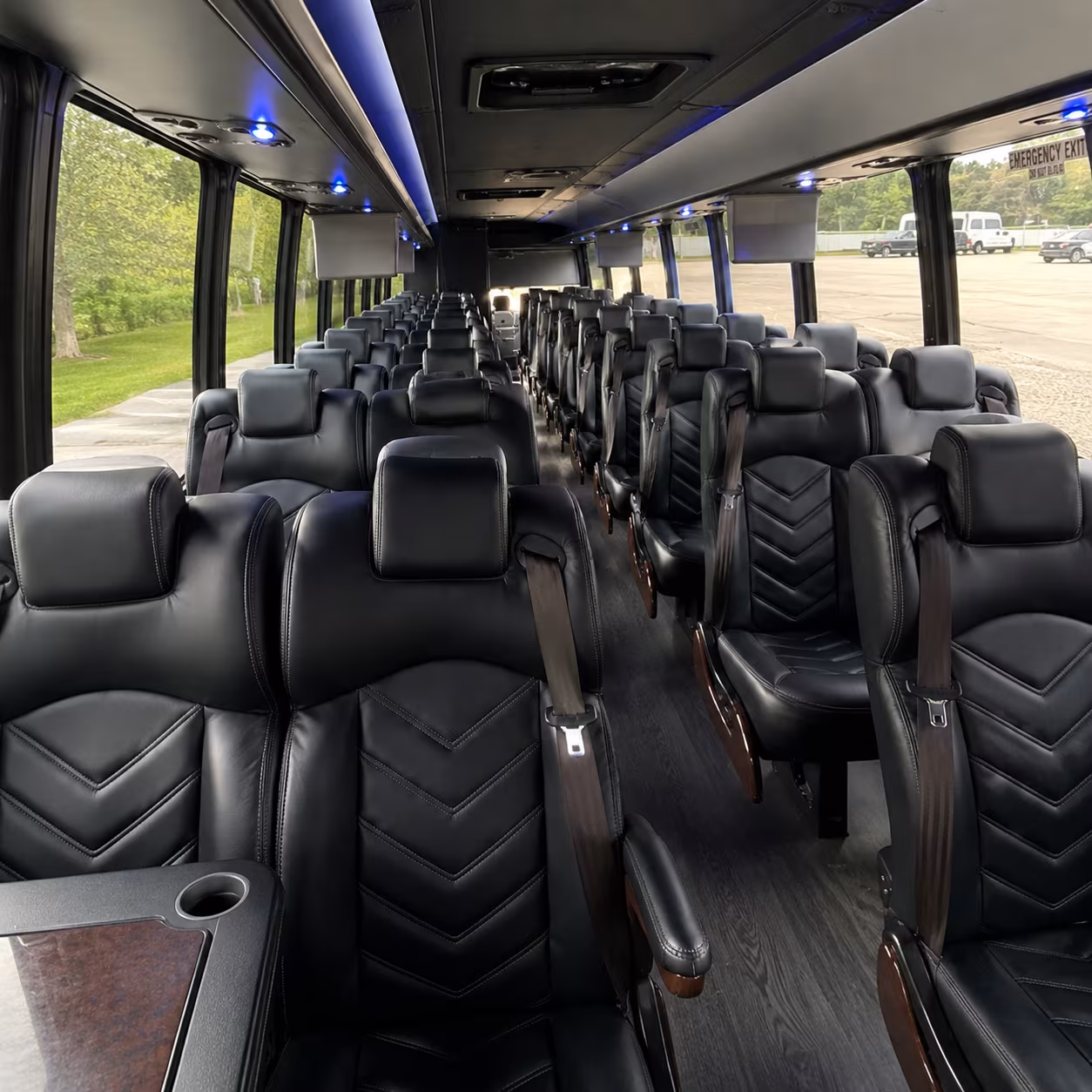 santa barbara 28 passenger minibus inside