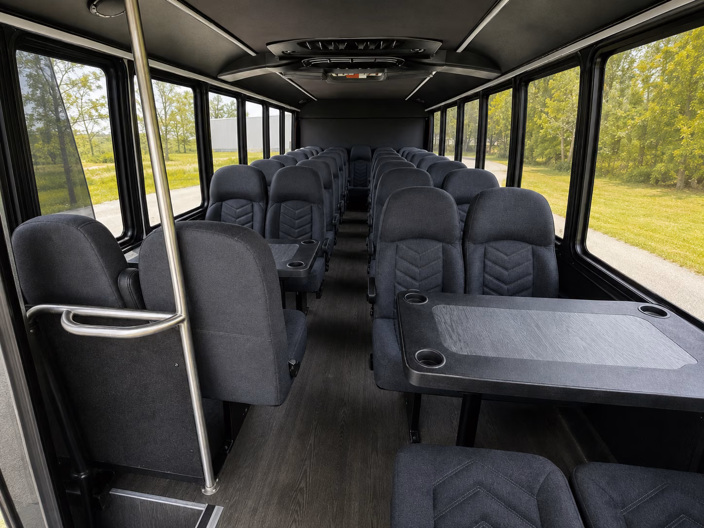 santa barbara corporate event transportation onboard seating
