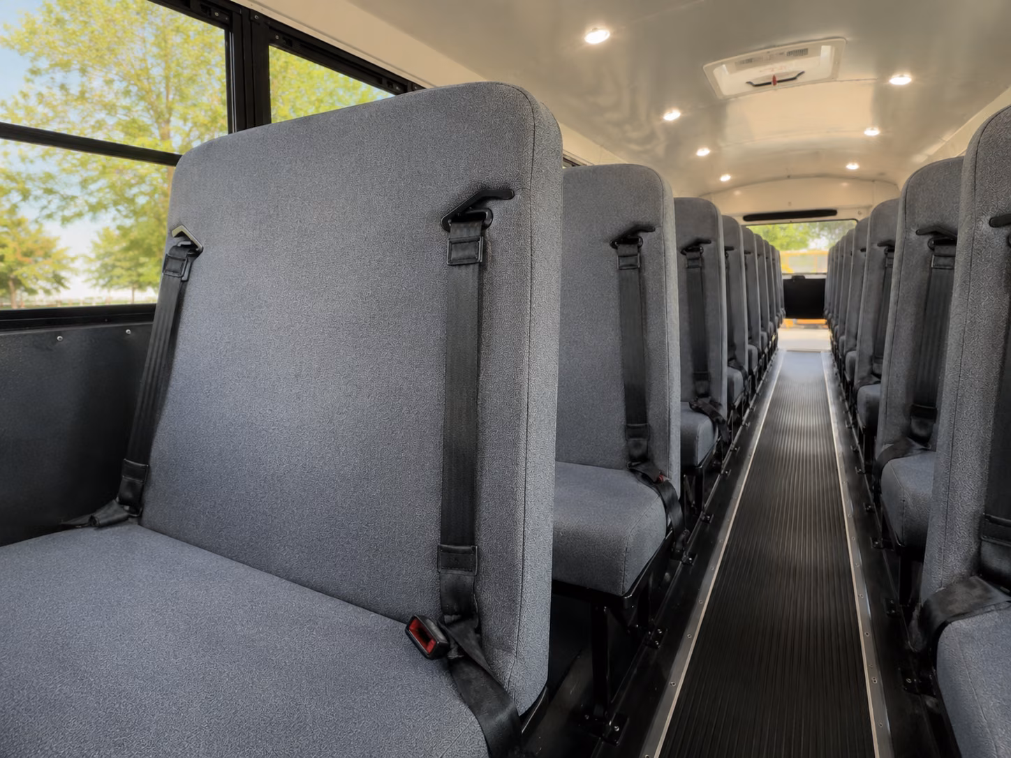 santa barbara school bus inside