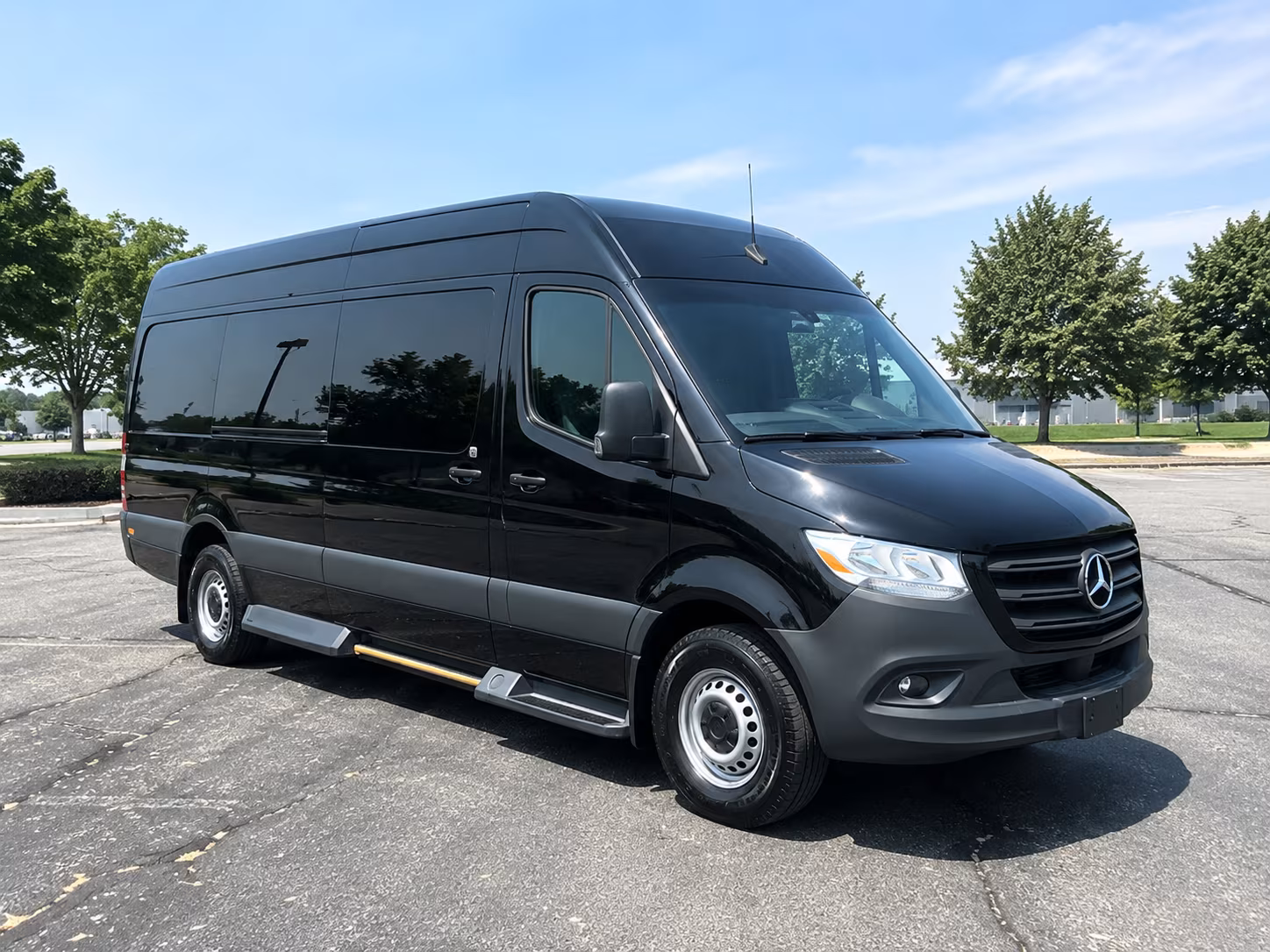 santa barbara sprinter van with driver